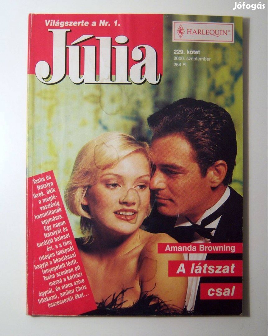 Júlia 229. A Látszat Csal (Amanda Browning) 2000 (2kép+tartalom)