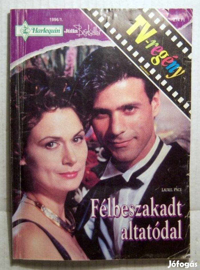 Júlia Bestseller 1996/1 Félbeszakadt Altatódal (Laurel Pace) 3kép+tart