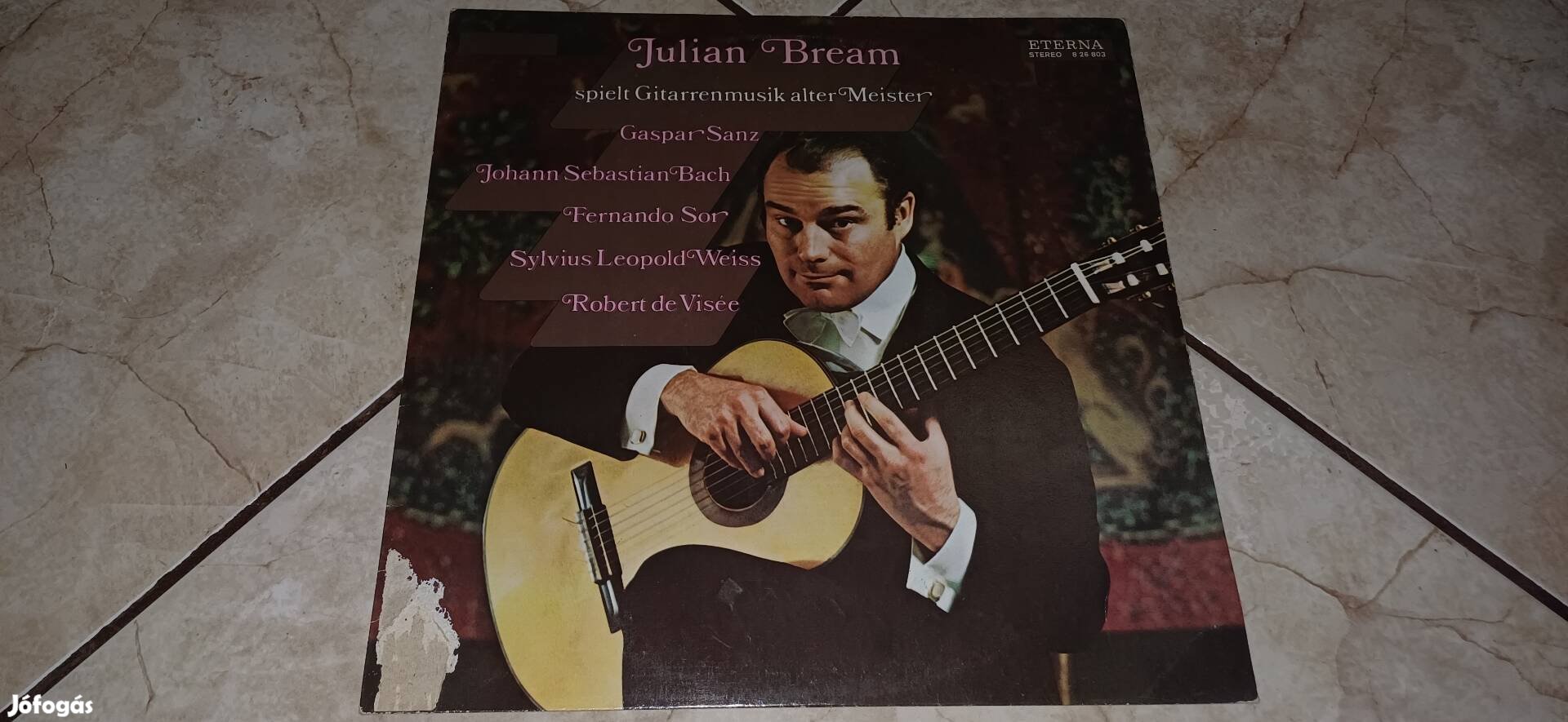 Julian Bream gitár bakelit lemez