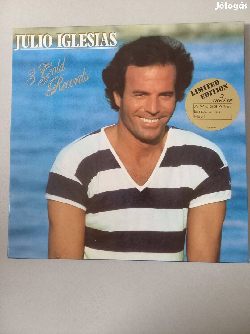 Julio Iglesias 3 Gold Records