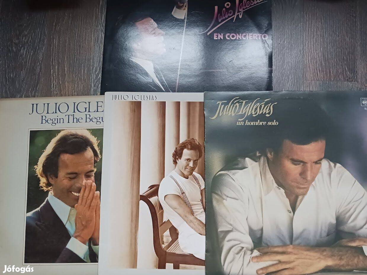 Julio Iglesias 5db bakelit lemez