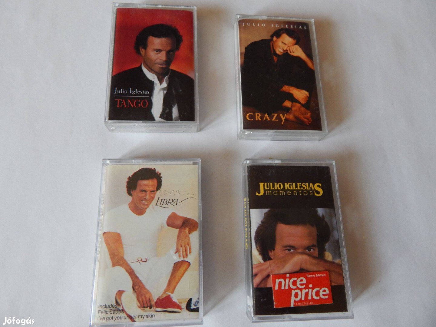 Julio Iglesias Műsoros Audió kazetták 4 Darabos szettben