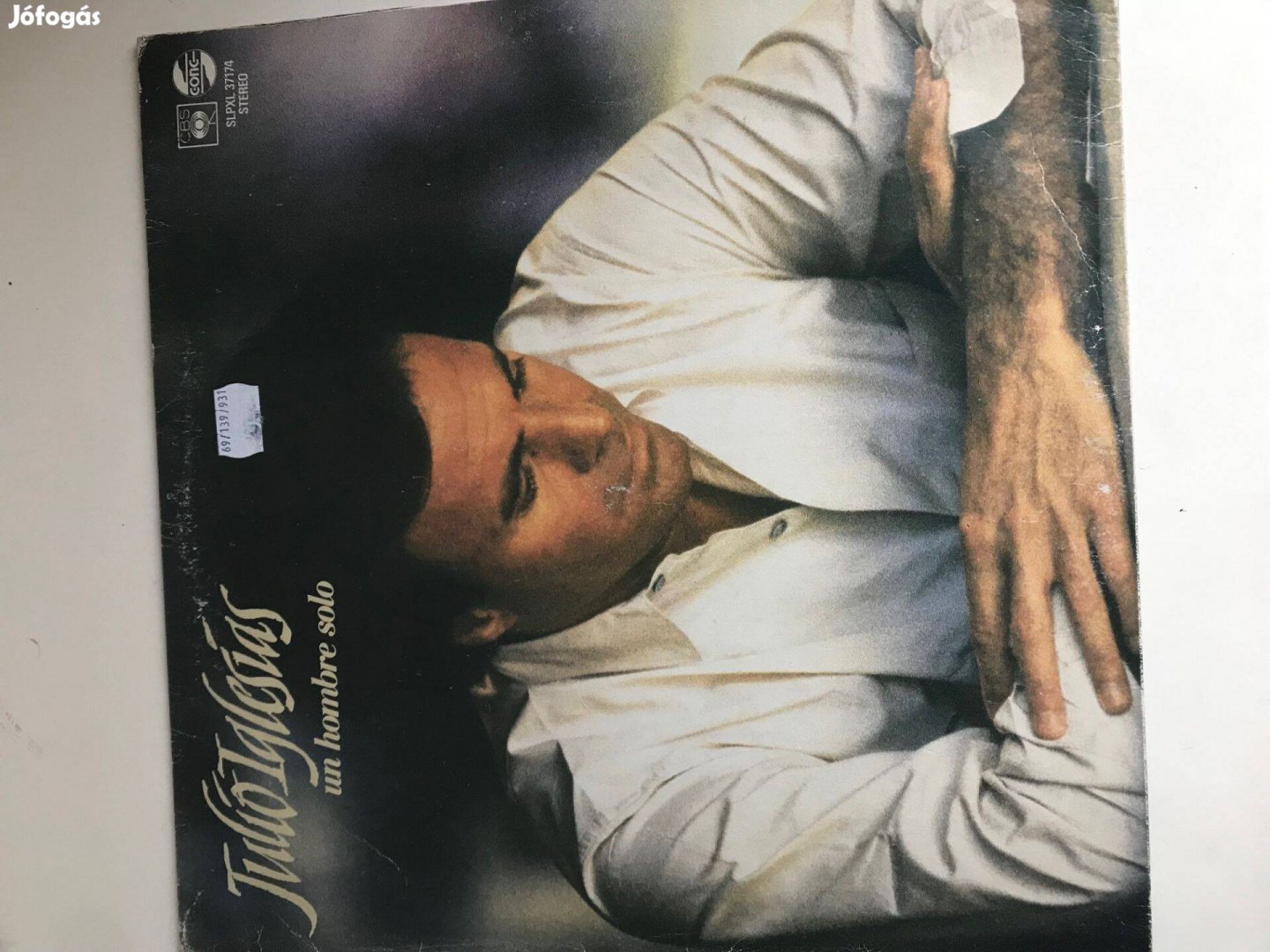 Julio Iglesias un hombre solo bakelit LP