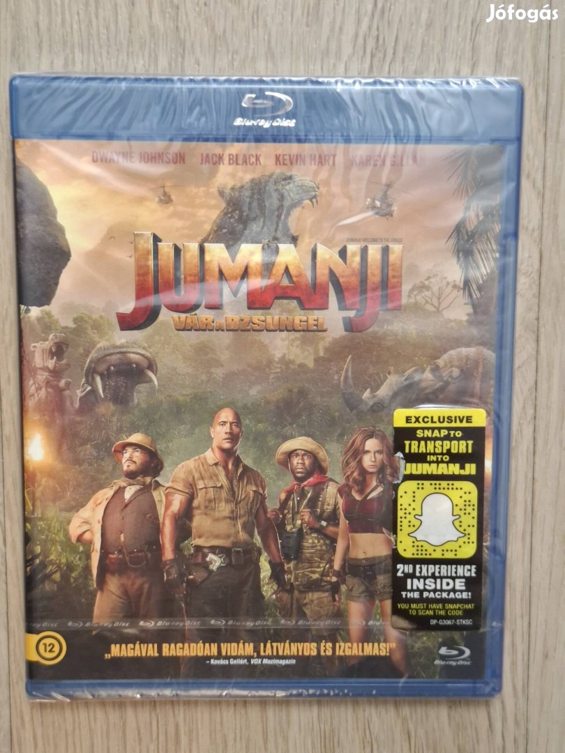 Jumanji - Vár a dzsungel / Welcome to the jungle blu-ray eladó