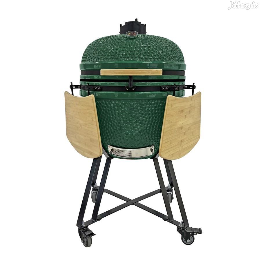 Jumbo 25" Kamado kerámia grill 64cm XXL BBQ zöld