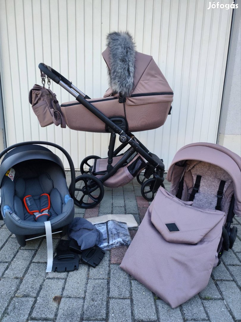 Junama Termo 3:1 gyönyörű szép csajos babakocsi 
