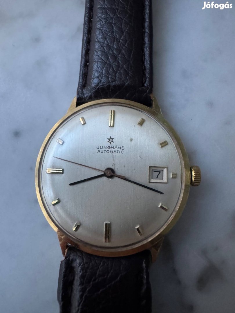 Junghans automata férfi 14k arany karóra