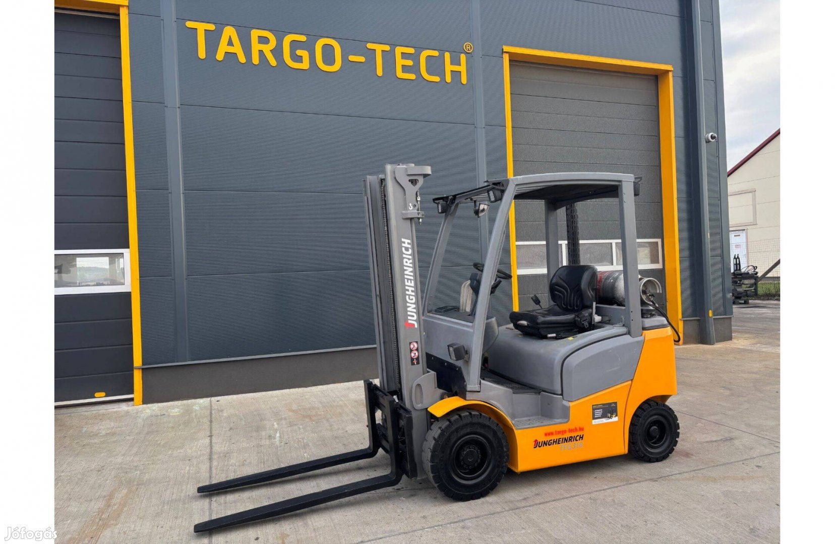 Jungheinrich 1,6 tonnás targonca gáz Kubota motorral2020 újszerű