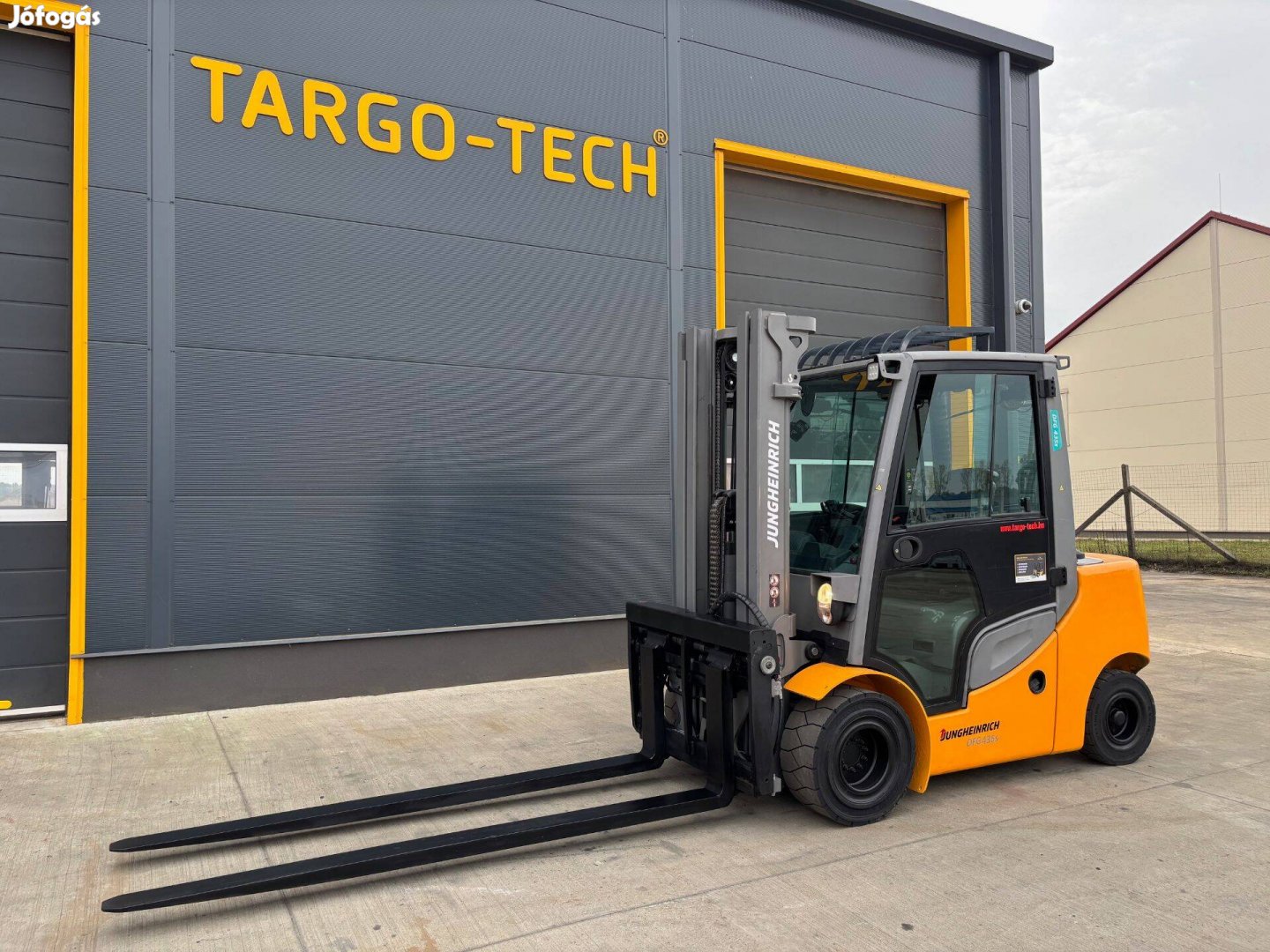 Jungheinrich 3,5 tonnás dízel targonca 5m triplex2019 villapoziciónáló