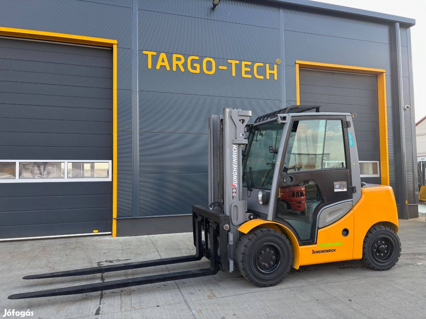 Jungheinrich 5 tonnás dízel targonca kabin2019 villa pozicionálóval