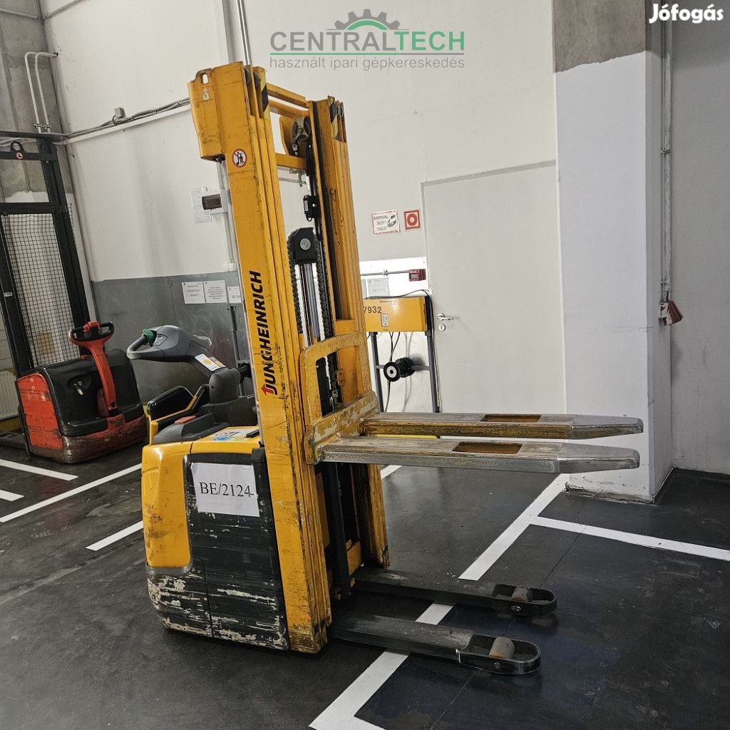 Jungheinrich ERC216 elektromos gyalogkíséretű targonca  5,2m emmag 1,