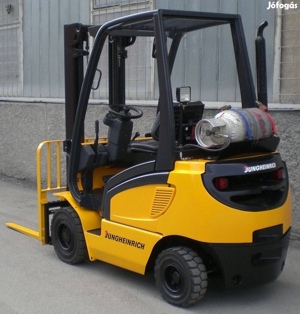 Jungheinrich TFG16AK targonca, gázüzemű, kitűnő állapotban