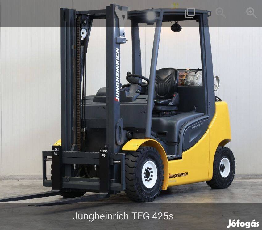 Jungheinrich TFG 425S gáz üzemű villás targonca