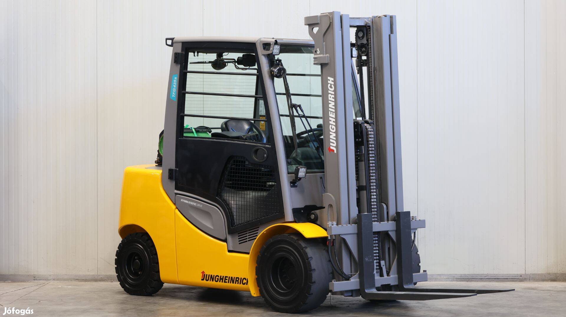 Jungheinrich TFG 435s 3,5 tonnás gázos targonca
