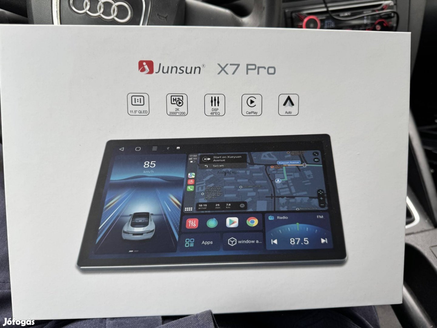 Junsun X7 pro 11,5coll android 13 6/128gb autórádió 