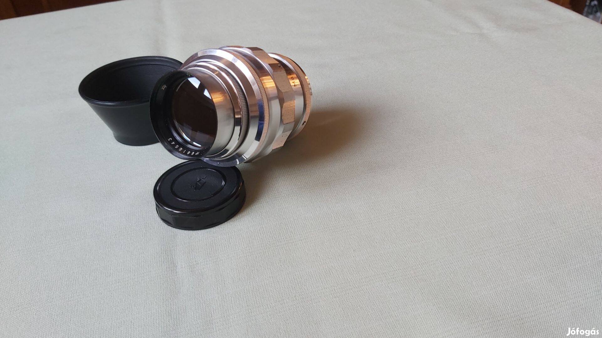 Jupiter 11 135 mm f/4 teleobjektív M42-es véggel