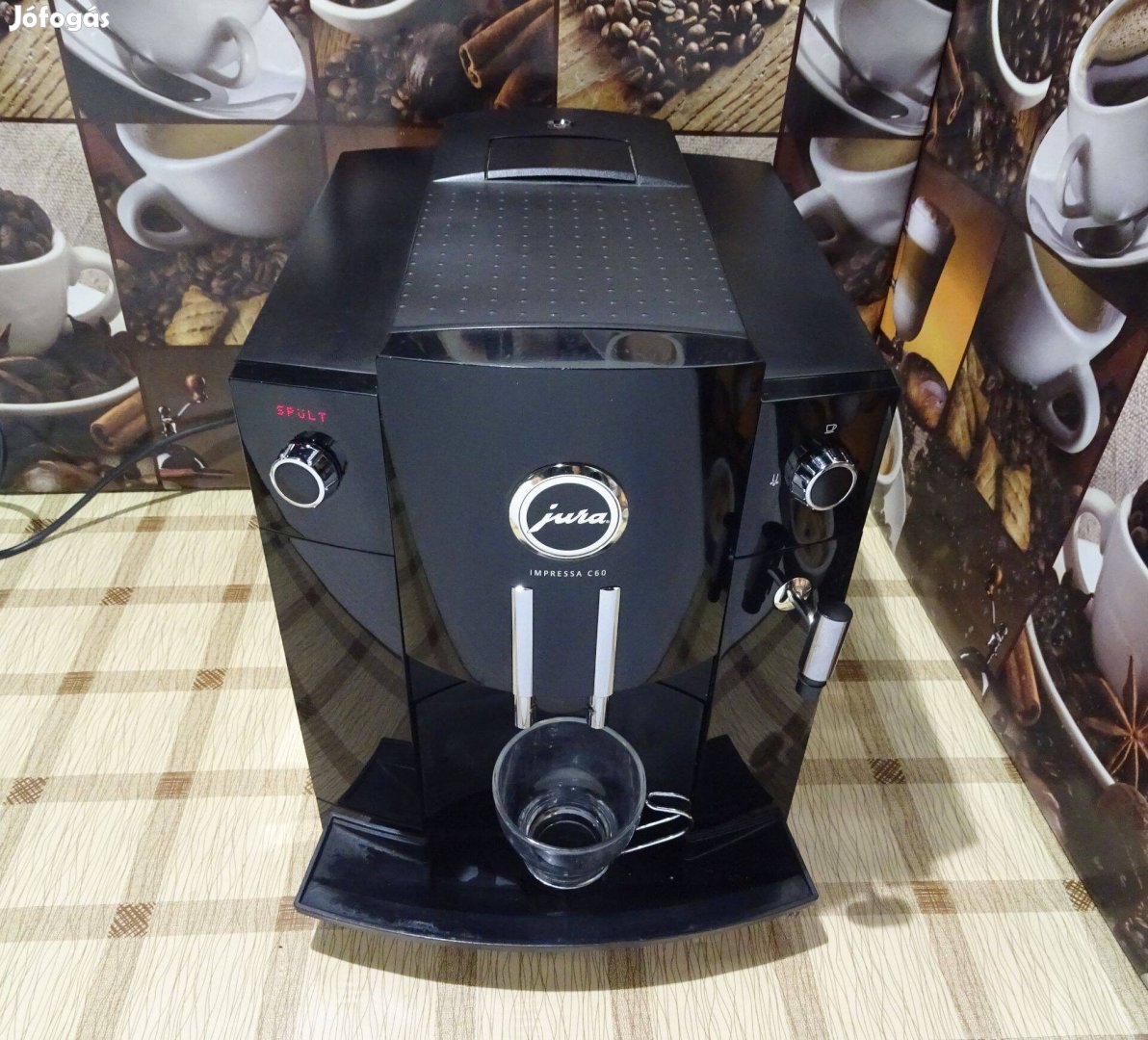 Jura C60 automata kávégép kávéfőző fekete