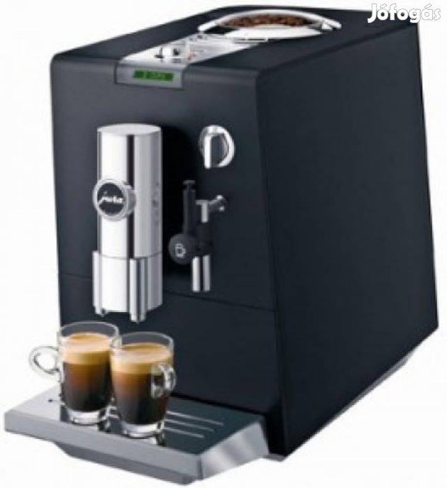 Jura ENA 5 fekete kávégép kávéfőző Cappuccino fejjel-Bp.Fehérvári u120