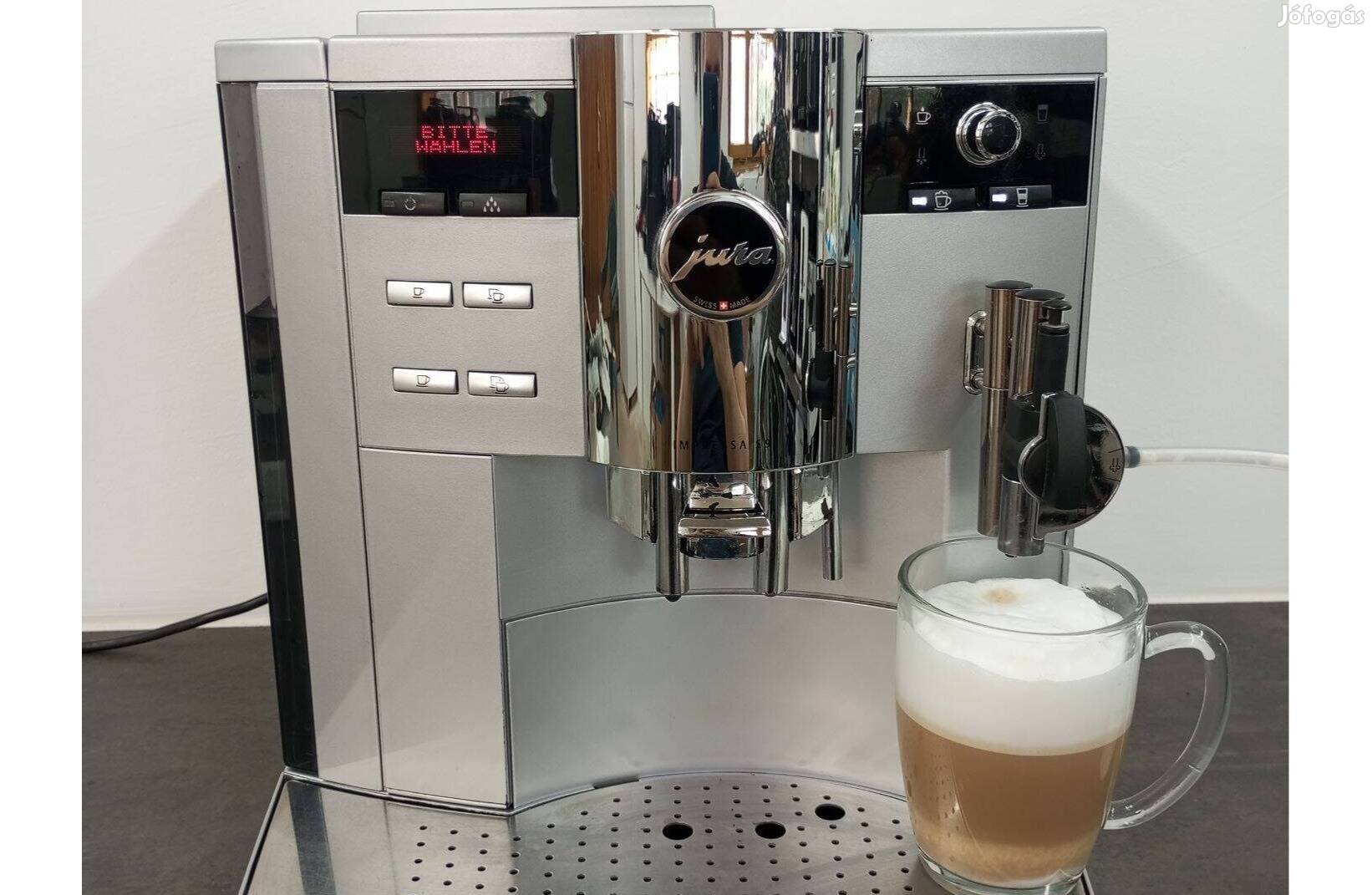 Jura Impressa Xs95 Ezüst cappuccino fejjel