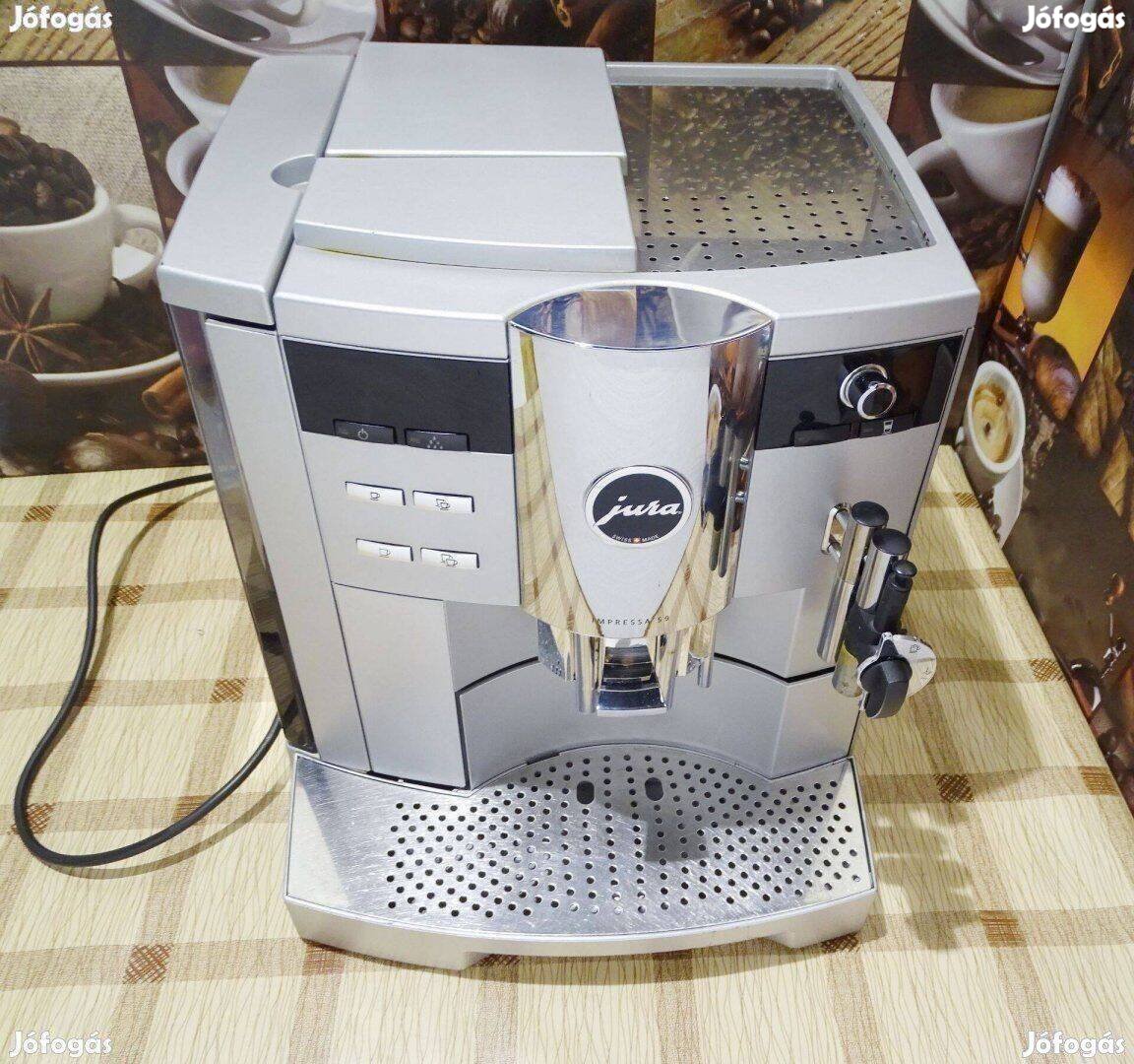 Jura S9 automata kávégép kávéfőző presszógép ezüst Hibás