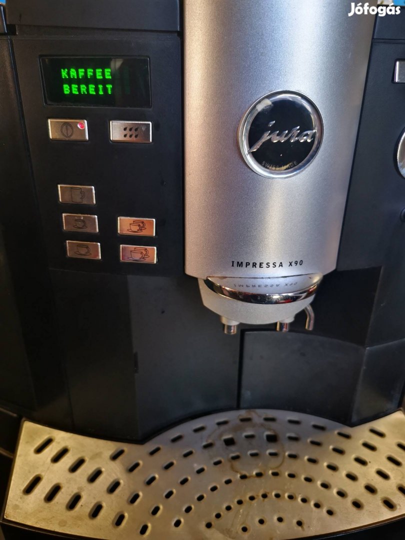 Jura X90 nagytartályos verzió automata kávéfőző
