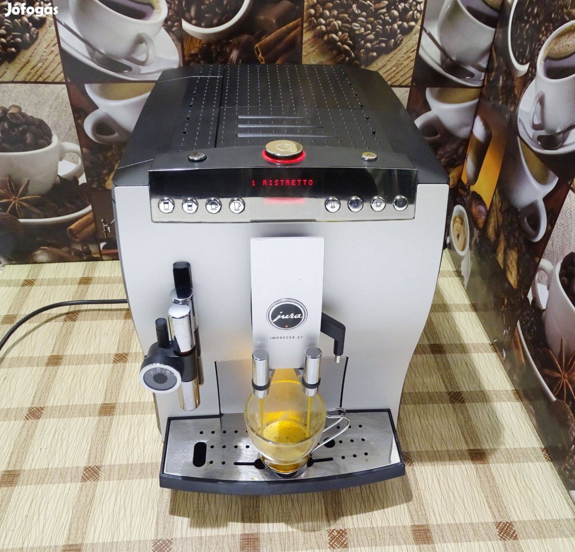 Jura Z7 automata kávégép kávéfőző presszógép ezüst