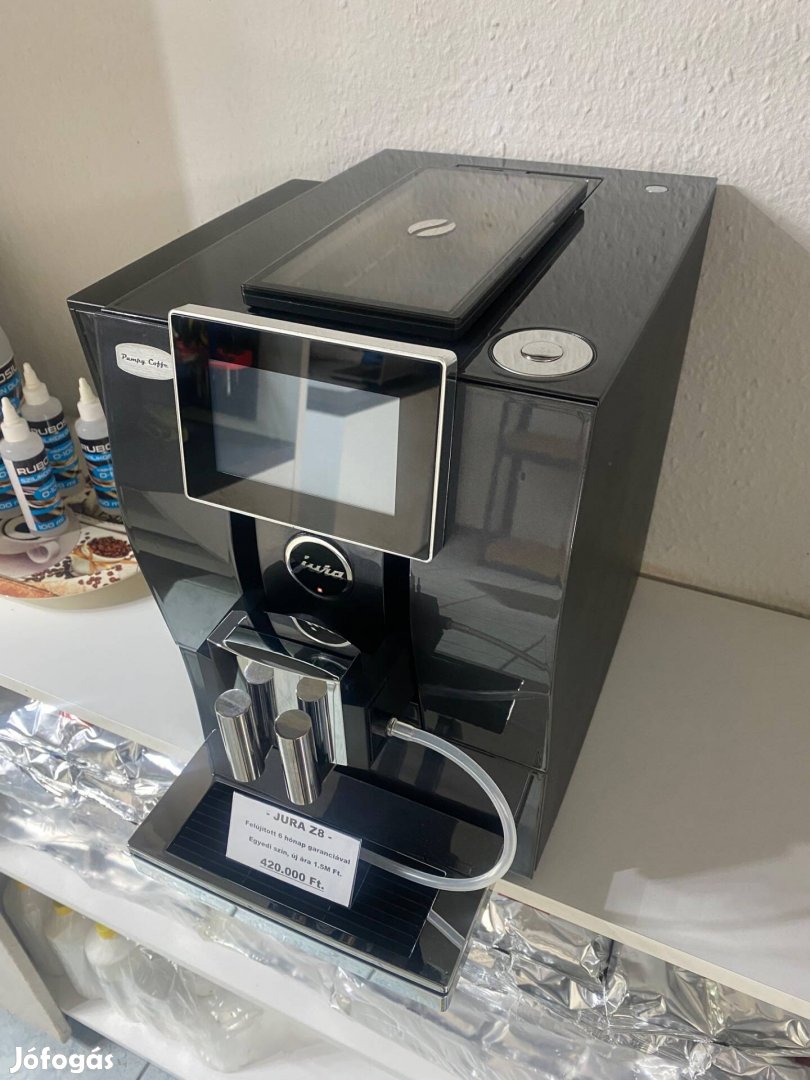 Jura kávégép kávéfőző több típus eladó garanciával