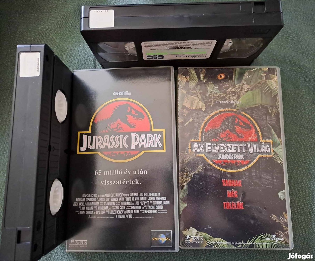 Jurassic Park 1-2 VHS