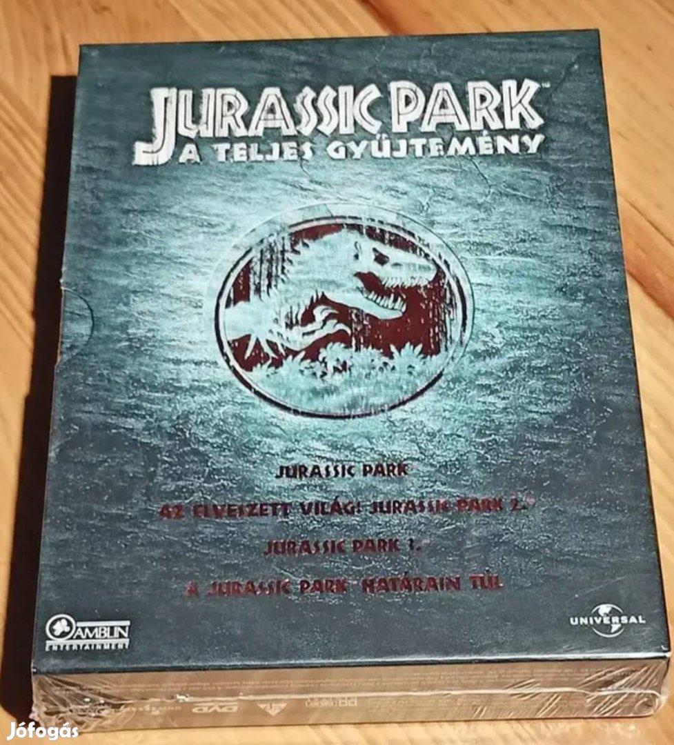 Jurassic Park A teljes gyűjtemény DVD Vadonatúj