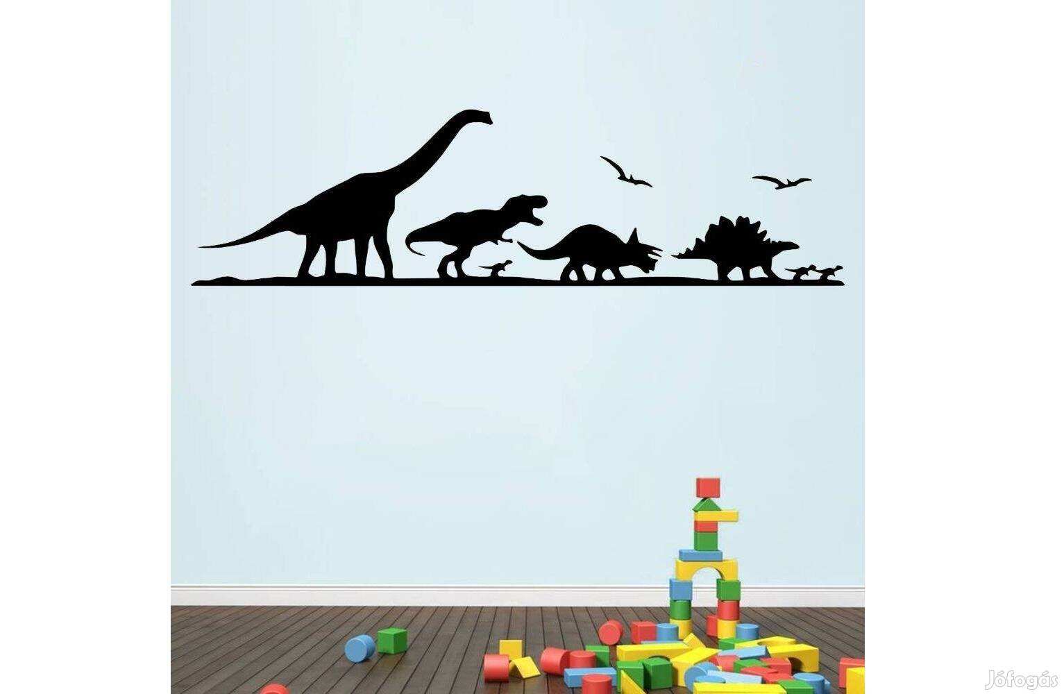 Jurassic Park / Dínós gyerekszoba falmatrica -Választható színek
