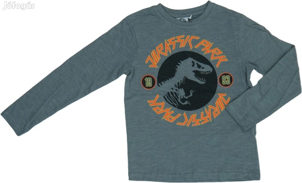 Jurassic World Új (címkés) Fiú Hosszú ujjú felső (Méret: 128)