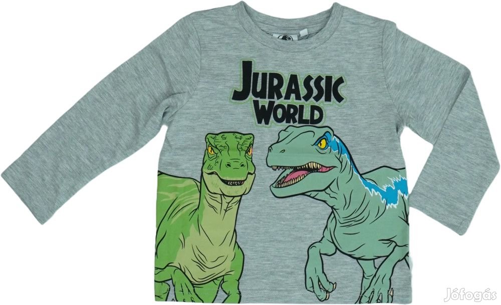 Jurassic World Új (címkés) Fiú Hosszú ujjú felső (Méret: 98)
