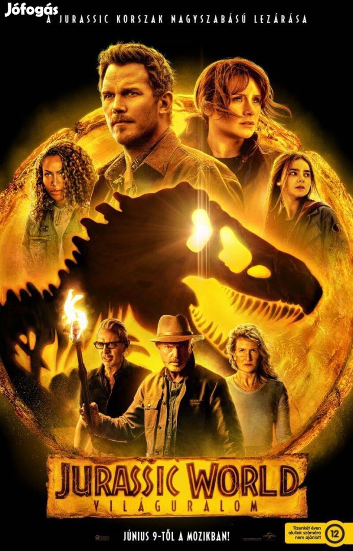 Jurassic World Világuralom moziplakát poszter