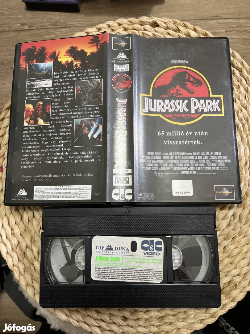 Jurassic park 1 vhs