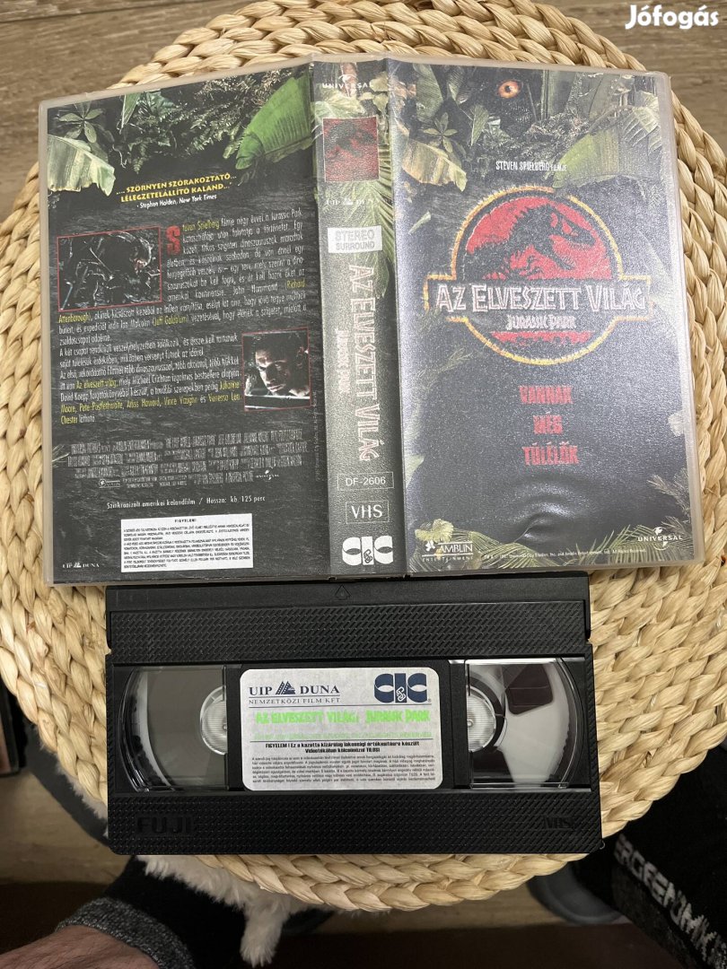 Jurassic park 2 vhs