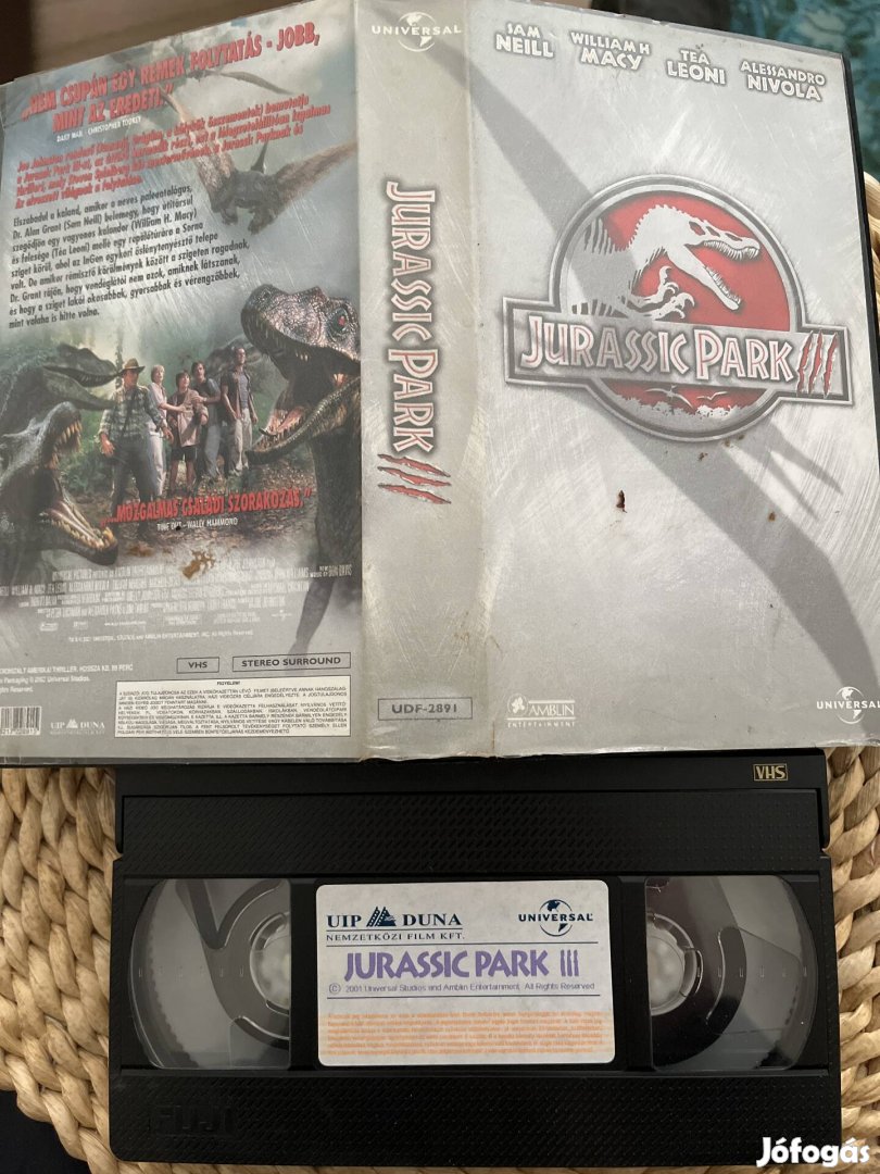 Jurassic park 3 vhs.   