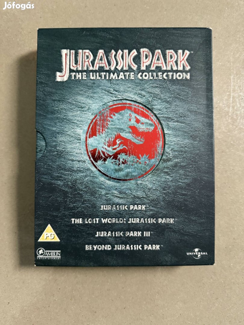 Jurassic park trilógia (digipack 4lemezes) dvd