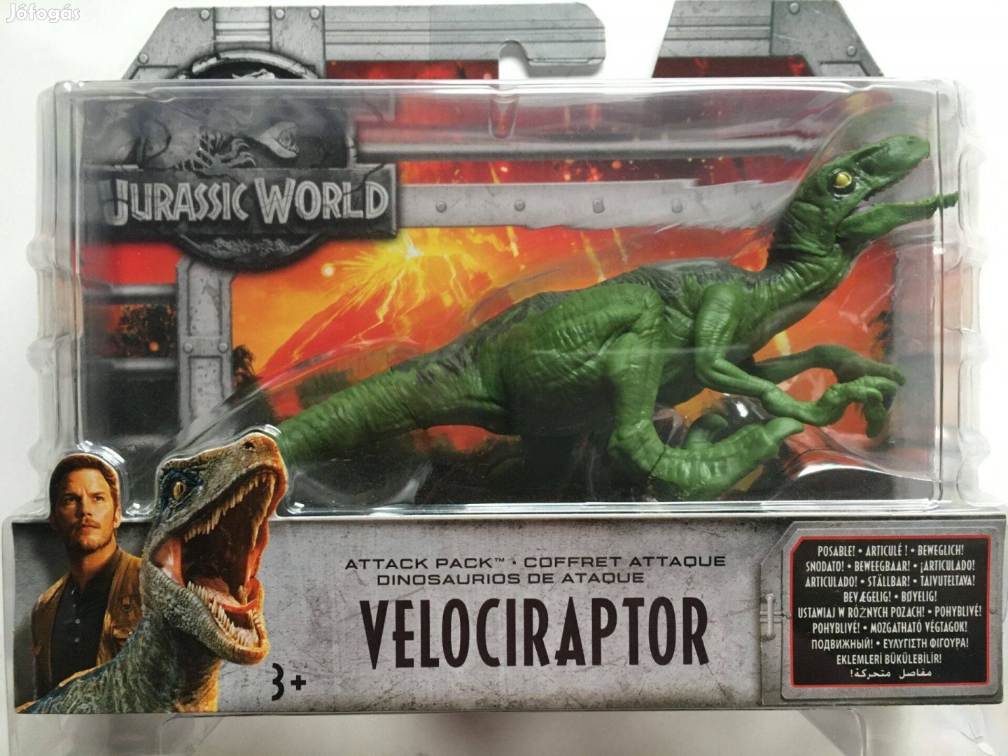 Jurassic world Velociraptor figura