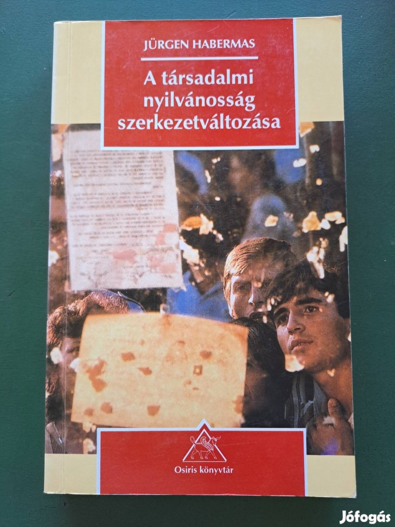 Jürgen Habermas: A társadalmi nyilvánosság szerkezetváltozása