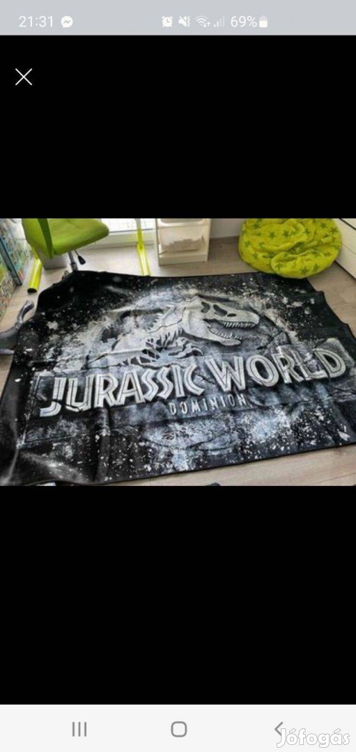 Jurrasic World szőnyeg 230x160