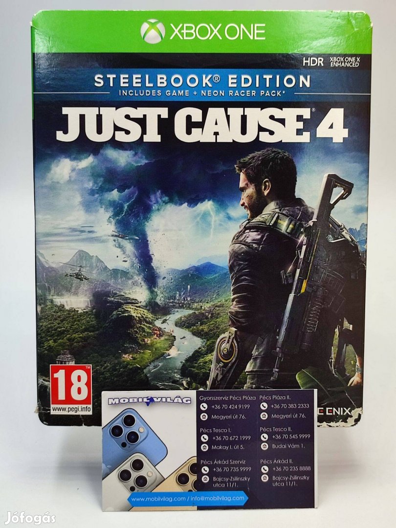 Just Cause 4 Steelbook Edition Xbox One Garanciával #konzl1936