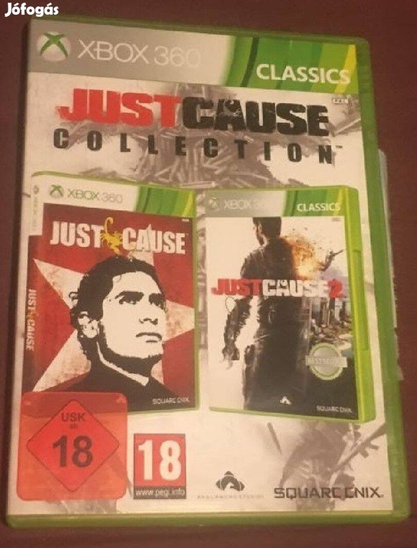 Just Cause Collection (1-2.rész Gyári Xbox 360 Xbox ONE Series X Játék