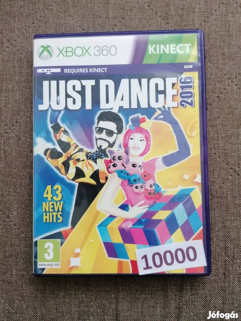 Just Dance 2016 Xbox 360 Kinect táncolós játék eladó!