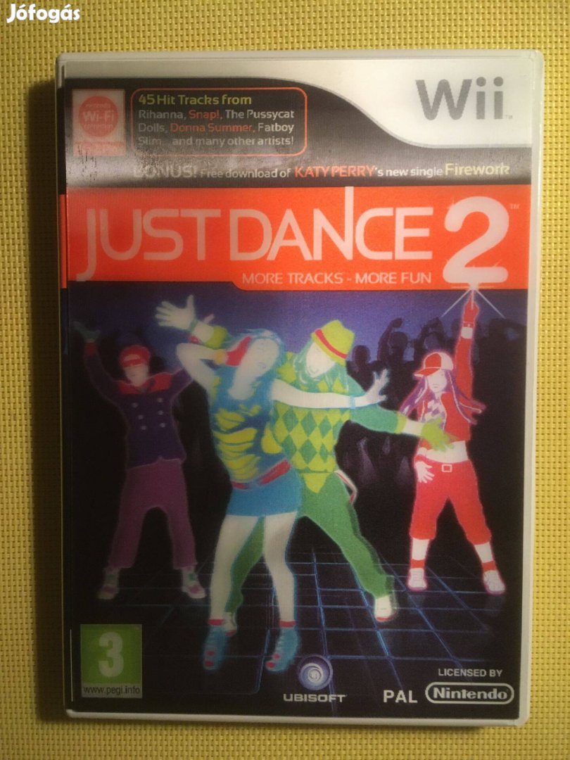 Just Dance 2 eredeti Nintendo Wii játék