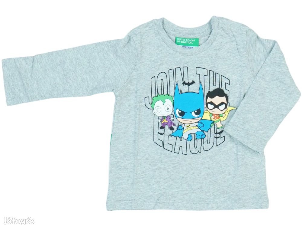 Justice League Új (címkés) Fiú Hosszú ujjú felső (Méret: 68)