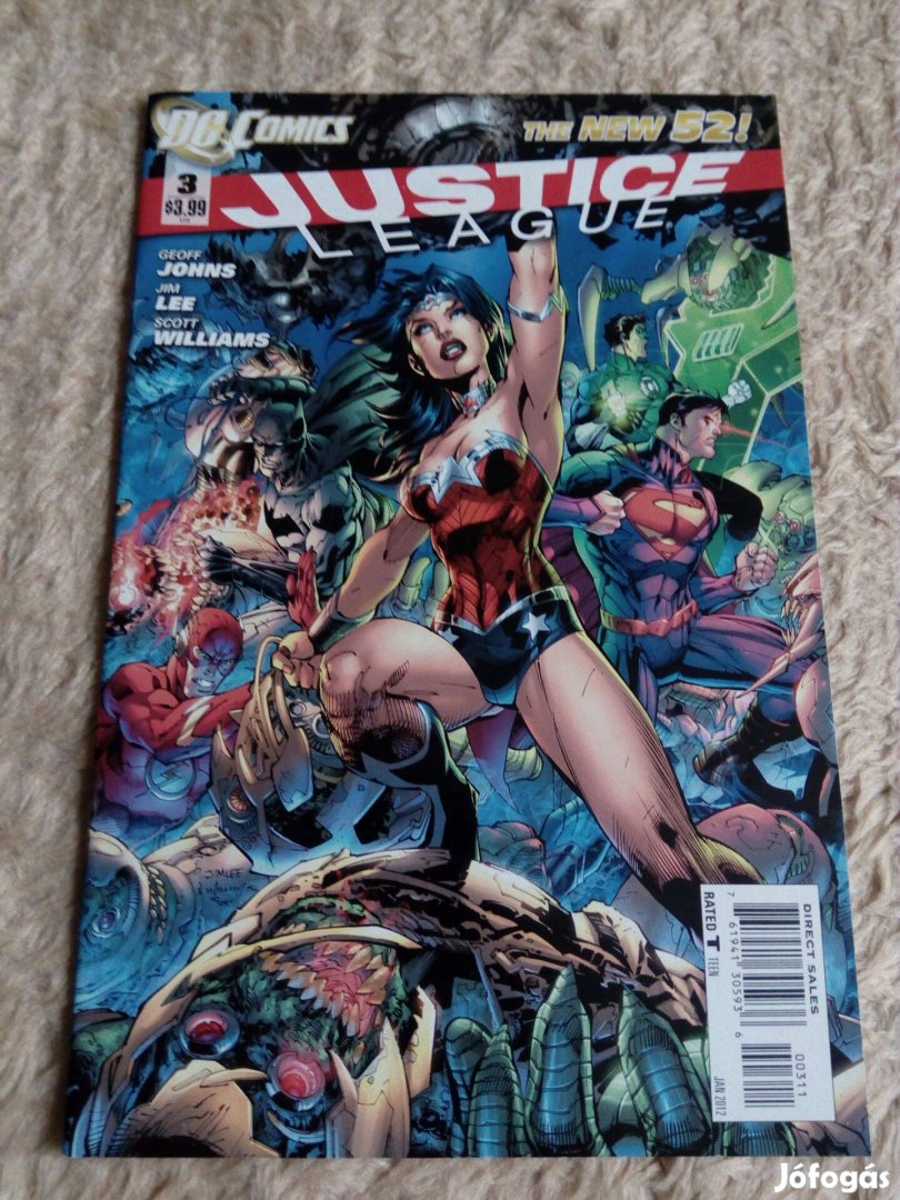 Justice League (Igazság Ligája) amerikai DC képregény 3. száma eladó!
