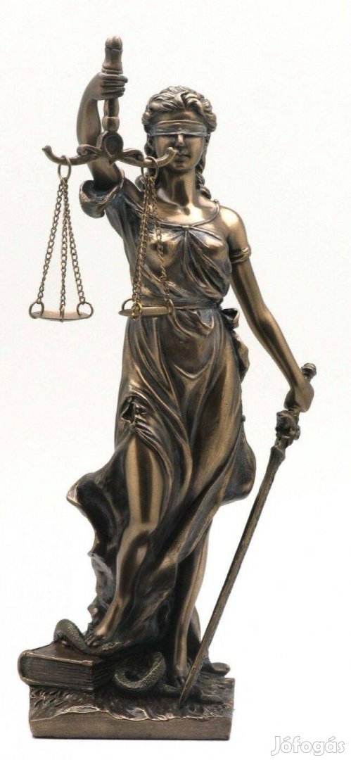 Justitia szobor 20 cm (076)