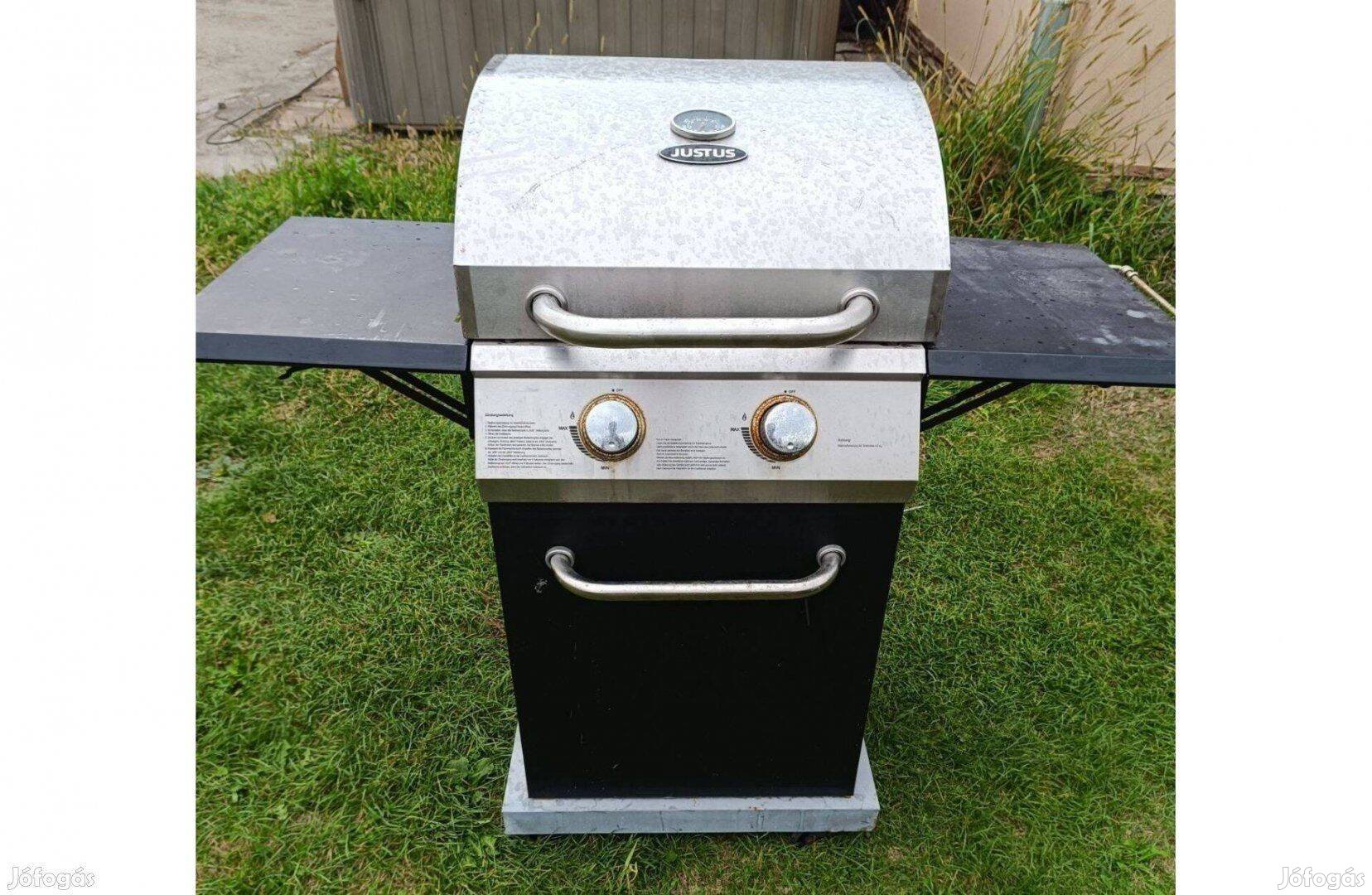 Justus grillkocsi grillező jó állapotban eladó