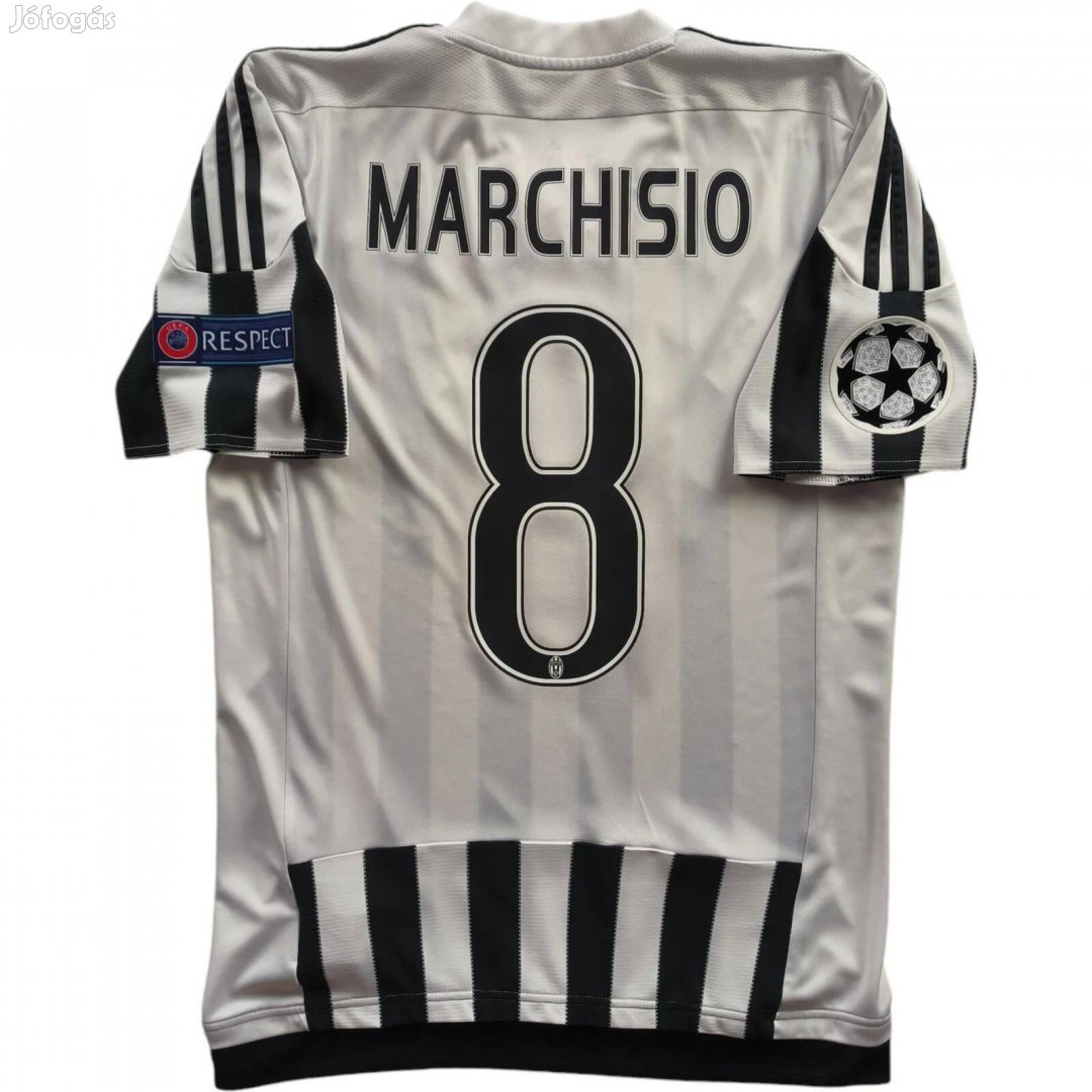 Juventus 2015-16 Adidas hazai Claudio Marchisio BL foci mez S-es