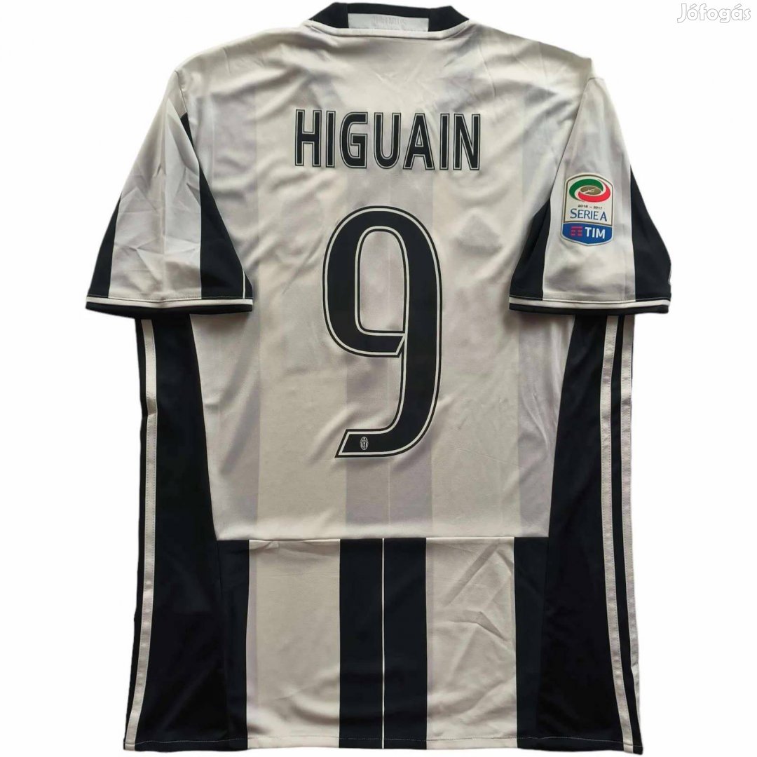 Juventus 2016-17 Adidas hazai Gonzalo Higuain foci mez M-es